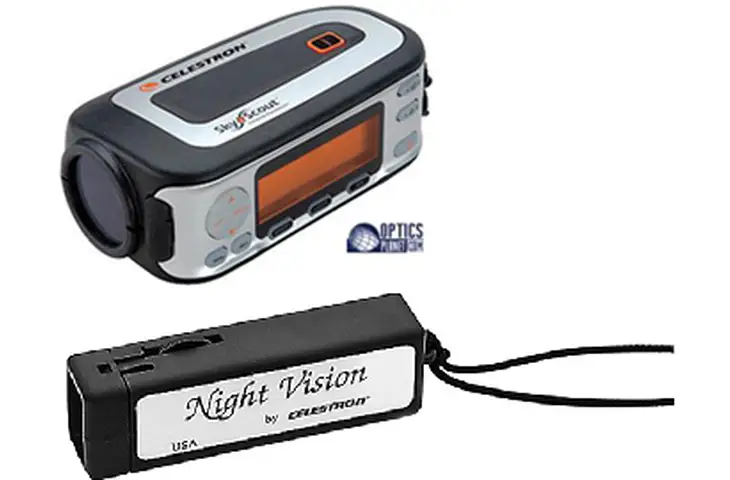 2-PC Space Gadget Kit - Celestron SkyScout Planetarium and Celestron Night Vision Flashlight
